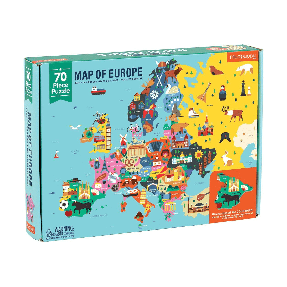Puzzle Map of Europe, 150 pieces
