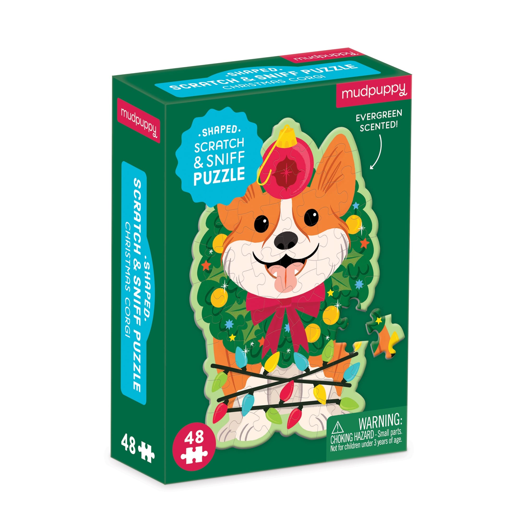 Corgi Jigsaw Puzzle for Adults Interlocking Games Christmas Dog Gift NWT