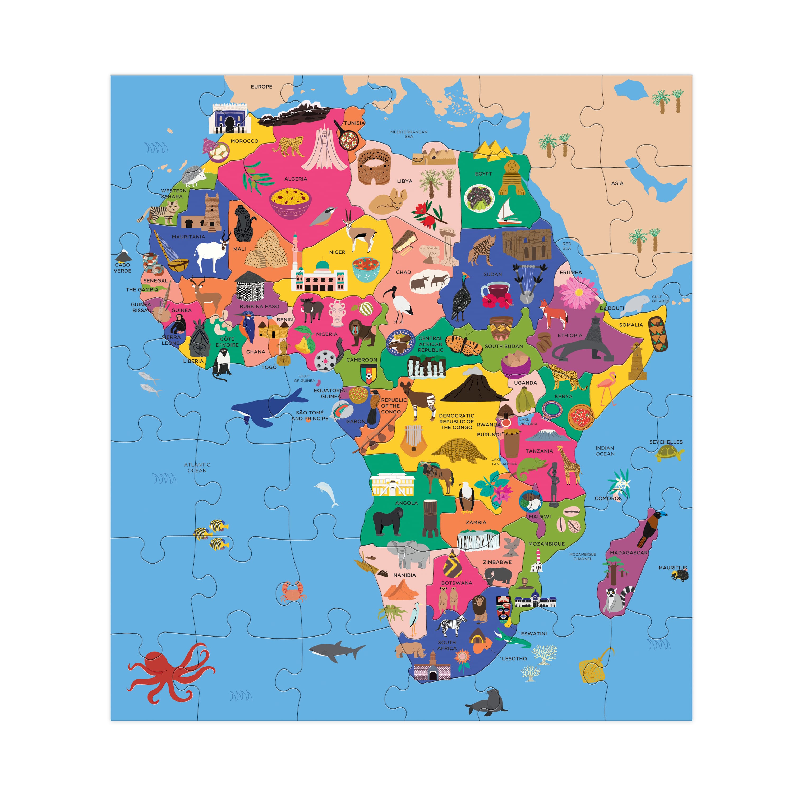 World Map Puzzle Wooden World Jigsaw Puzzle Round Geography Puzzle US
