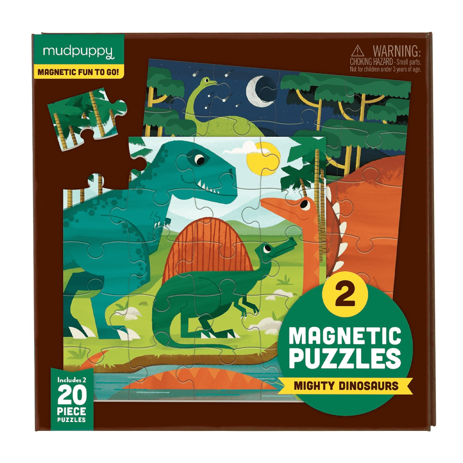 Puzzle magnétique les dinosaures