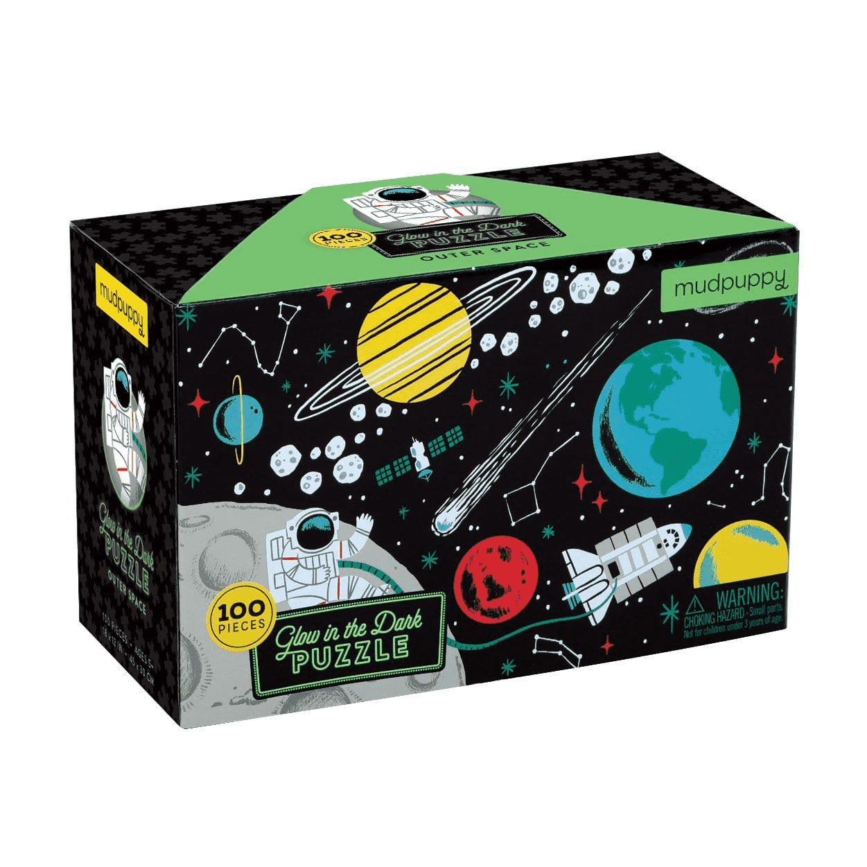 Outer Space 300 Piece Shaped Scene Puzzle - Mudpuppy