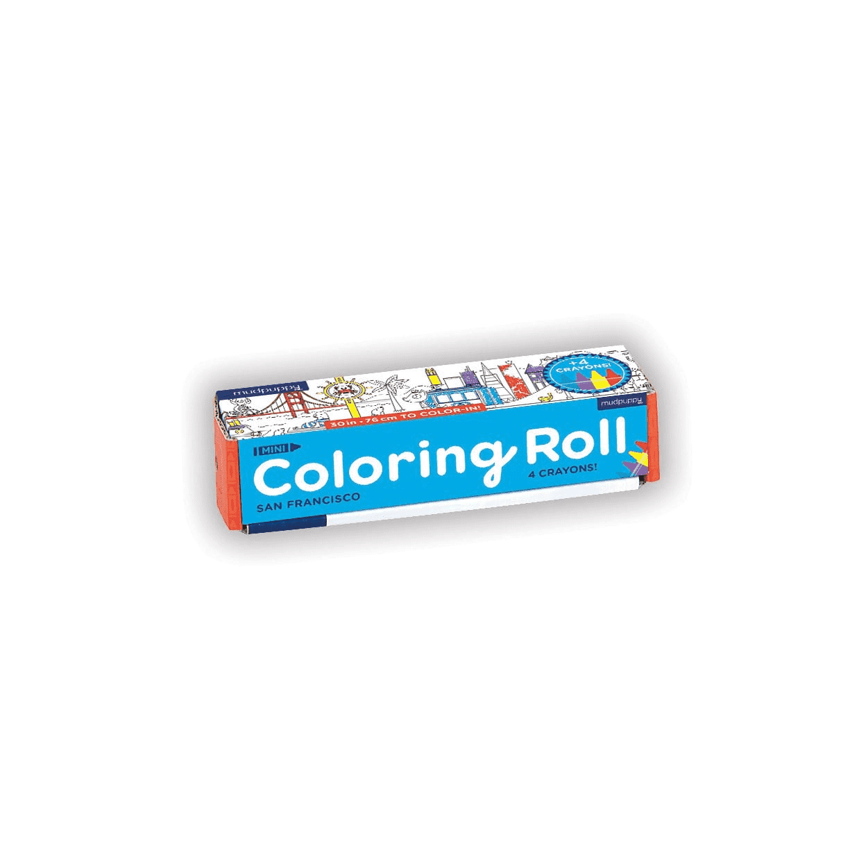 Mudpuppy Mini Coloring Roll